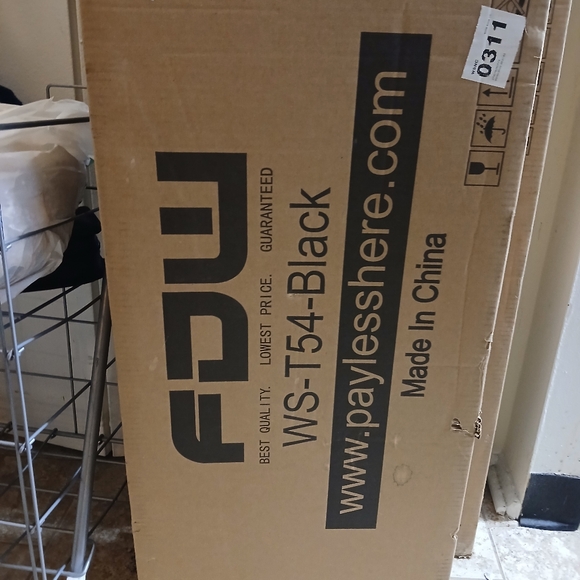 WS-T54-BlackThis 4-shelf wire shelving unit from Dkeli is perfect for storing - Picture 1 of 5